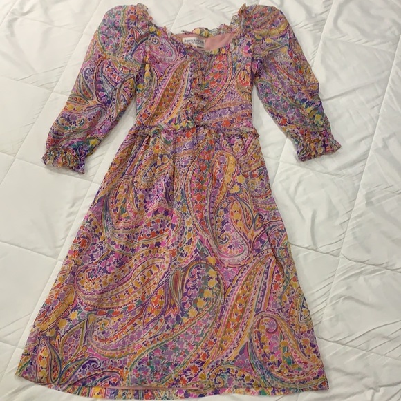 diane dickinson Dresses & Skirts - Vtg Diane Dickinson Gentillese paisley petite dress